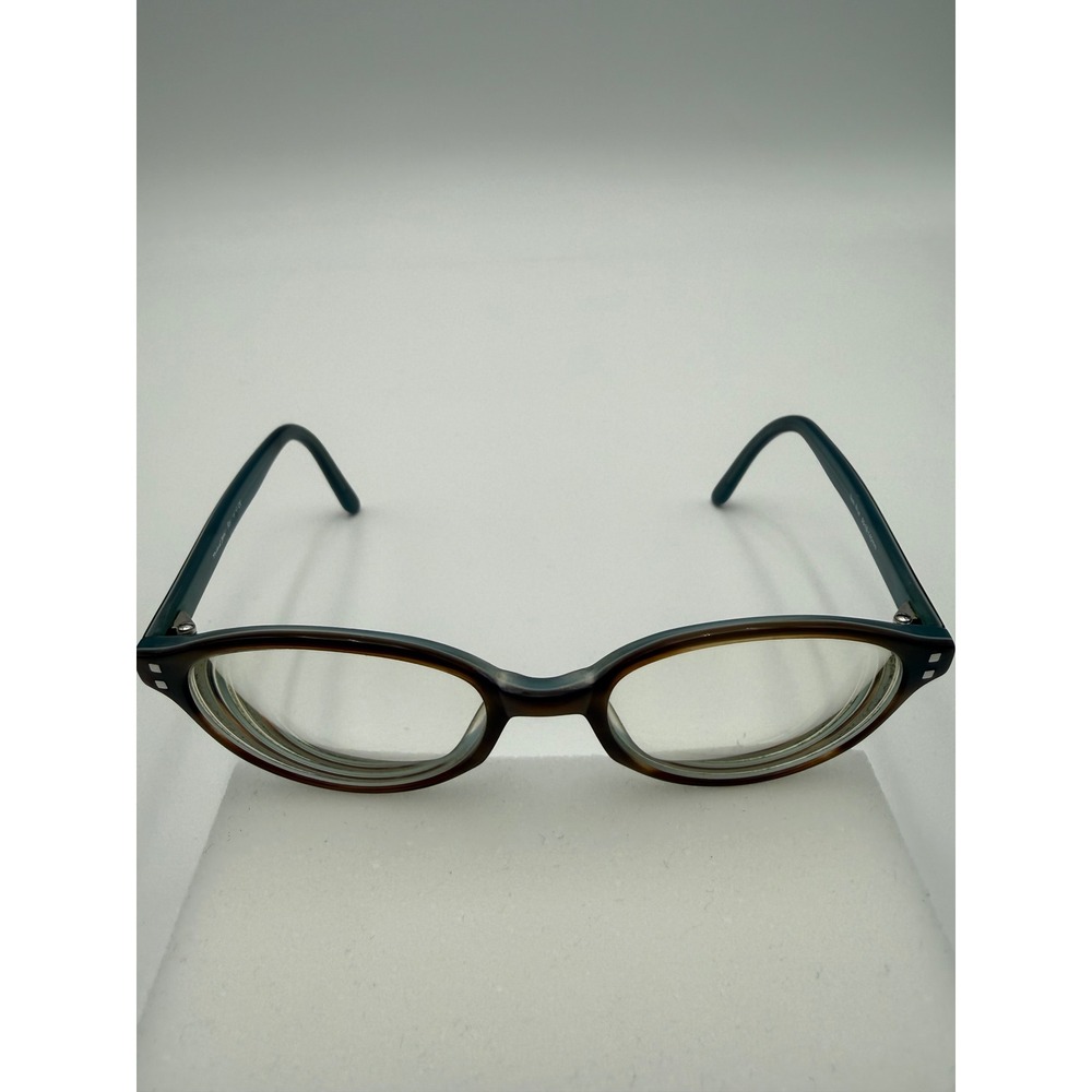 Michael Stars Eyeglasses Frames Womens 50-19-140 Teak Blue Excellent Renewal